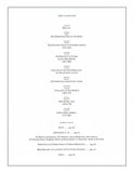 Table of contents for a book or document on a white background