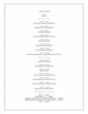 Table of contents for a book or document on a white background