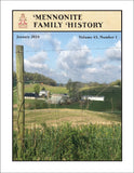 Mennonite Family History January 2024