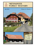 Mennonite Family History July 2025