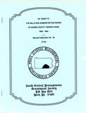 An Index to the Wills and Administration Bonds of Adams Co., PA (1800-1864)