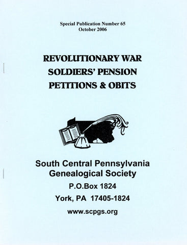 Revolutionary War Soldiers’ Pension Petitions & Obituaries