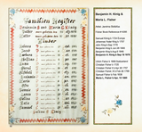 Amish Family Records of Lancaster County, Pennsylvania: Fraktur & Needlework—1800 to 1900s