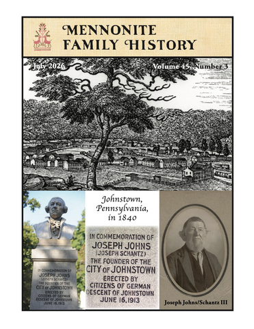 Mennonite Family History July 2026