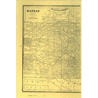 Kansas, Western, 1885 - Masthof Bookstore