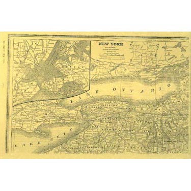 New York, Northwest, 1885 - Masthof Bookstore