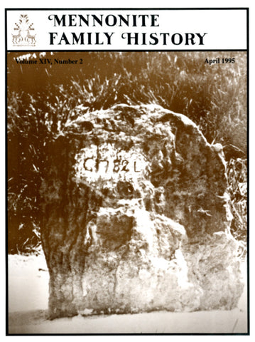 Mennonite Family History April 1995 - Masthof Press