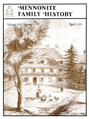 Mennonite Family History April 2001 - Masthof Press