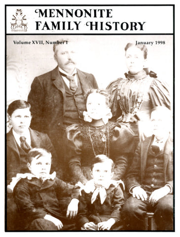Mennonite Family History January 1998 - Masthof Press