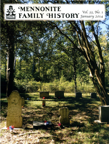 Mennonite Family History January 2014 - Masthof Press