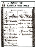 Mennonite Family History July 1996 - Masthof Press